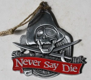 Calavera pirata Never Say Die Swords 5K 10K maratón correr medalla de metal pesado -- - Imagen 1 de 1