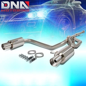 4"DUAL MUFFLER TIP STAINLESS STEEL EXHAUST CATBACK SYSTEM FOR 03-06 TIBURON V6 - Picture 1 of 5