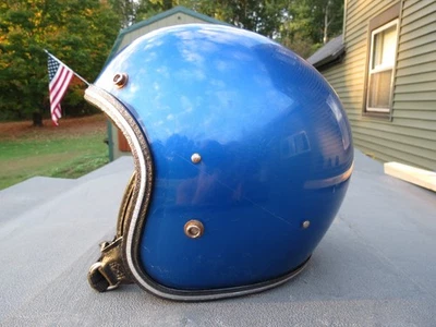 CASCO CARA ABIERTA VINTAGE GRANT RG9 AZUL Foto 1 de 4