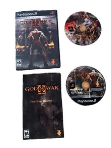 GOD OF WAR PS2 DOUBLE TWO DISC SET CIB TESTED COMPLETE - Picture 1 of 1