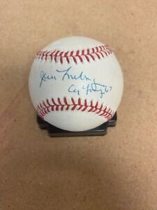 Jim Lonborg Signed Baseball Red Sox Autograph Inscribed Cy Young 67 UDA