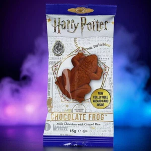 Harry Potter Milk Chocolate Frog 15g with Free Collectible Lenticular Card - Picture 1 of 1