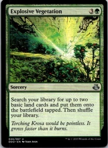 Magic the Gathering Explosive Vegetation Duel Decks: Elspeth vs. Kiora MTG - Picture 1 of 1