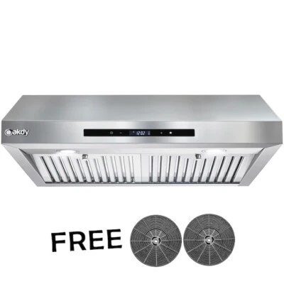 AKDY Under Cabinet 30-inch Convertible Stainless Steel Range Hood RH0435 ~ - Image 1 of 4