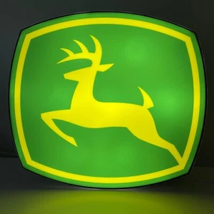 John Deere Light Led Neon Sign USB Powered Dimmable for Garage Wall Decor - Picture 1 of 5