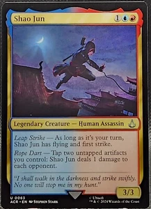 2x Shao Jun #0063 Magic The Gathering: Assassin's Creed regular poco común - Imagen 1 de 2