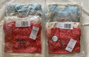 Carter's Baby Girls 5-Pack Short Sleeve Bodysuits, Multicolor - Picture 1 of 4