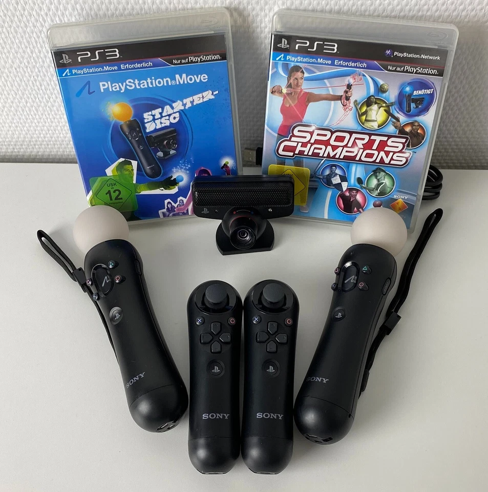 Original Move Motion Controller Navigation Kamera Playstation VR PS3 PS4 AUSWAHL - Bild 1 von 4