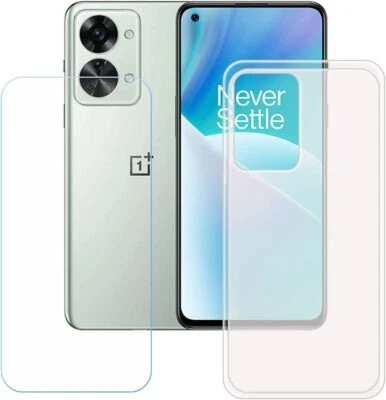 PHONETHRONE COVER CUSTODIA + PELLICOLA VETRO TEMPERATO PER OnePlus NORD 2T 5G
