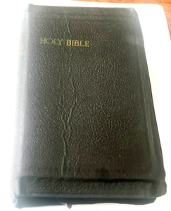Holy Bible w/ Helps Pronouncing Nelson 1940s New York Thomas Nelson & Sons bx50 - Picture 1 of 6