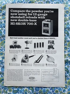 Vintage 1966 DuPont Gunpowder Hi-Skor 700 X Print Ad - Picture 1 of 7