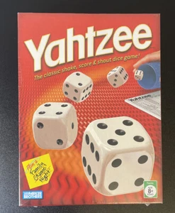 YAHTZEE Dice Game Hasbro Parker Brothers Ages 8+ BRAND NEW SEALED - Picture 1 of 2