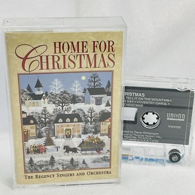 Regency Singers And Orchestra Home For Christmas Music Cassette Tape TESTED - Image 1 of 4