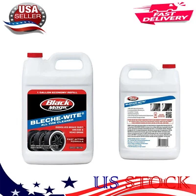 Black Magic Bleche-Wite Tire Cleaner, Easy Clean, Easy Installation, 1 Gallon - Image 1 of 4