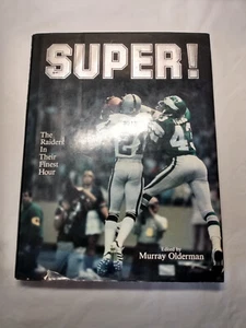 Libro firmado por Oakland Raiders autógrafos reales fútbol Superbowl XV '80 - Imagen 1 de 21