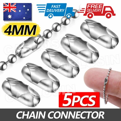 5x Roller Blind Ball Chain Cord Connector Joiner Vertical Roman Holland Part - image 1 of 4
