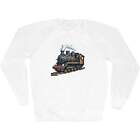 'Steam-powered Locomotive Train Pixel Art ' Adult Sweatshirt (SW044076)