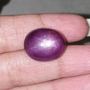 33.00Cts Natural Star Ruby Oval Cabochon Loose Gemstone From Africa For Jewelry - Picture 1 of 4