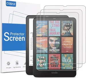 CoBak Lot de 3 protections d'écran mat antireflet pour Kindle 7" (PACK OUVERT) - Photo 1/7