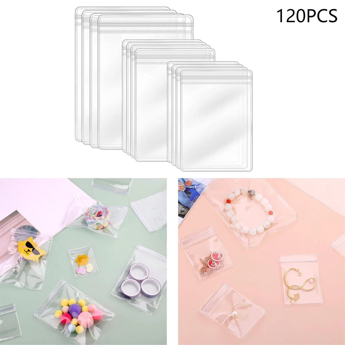 50 Stück Mini-Druckverschlussbeutel, 6x8 Cm, Transparent, Wiederverschließbar – Perfekt Für Schmuck, Proben, Basteln & Reisen