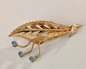 SPILLA D'EPOCA IN DUE ORI 18KT - 18KT SOLID MULTI TONE GOLD VINTAGE BROOCH - Imagen 1 de 5