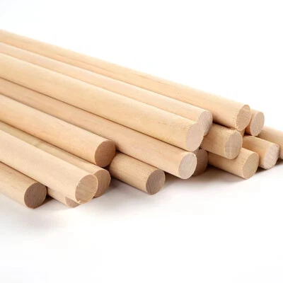 Rundstab Buche Bastel Holzdübel Buchenrundstäbe glatt Dübelstange Holzstab - Bild 1 von 4