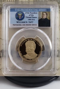 Dólar de la serie presidencial 2013-S - William H. Taft - PCGS PR70DCAM - ¡Top! 0018 - Imagen 1 de 6