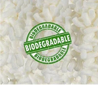 Biodegradable White Packing Loosefill Popcorn Anti Static Peanuts - Secure Seal - Image 1 of 3