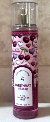 Bath & Body Works SWEETHEART CHERRY Mist Fine Fragrance Mist 8 oz NOVO - Imagem 1 de 2