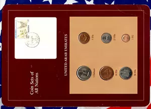 Coin Sets of All Nations UAE United Arab 1973-1989 UNC 5 Fils 1987 (rare) - Picture 1 of 5