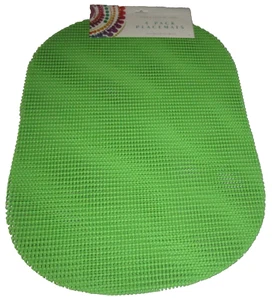 VINYL PLACEMAT by Town & Country Living ~ 13" x 18" ~ GREEN - Picture 1 of 1