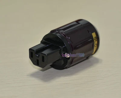 Conector IEC C-079 chapado en oro de una pieza enchufe de alimentación para audio Foto 1 de 4