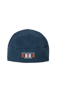 Afghanistan Veteran Fleece Watch Cap Beanie - Picture 1 of 5