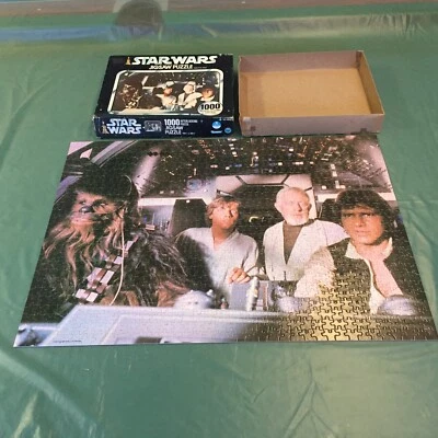 Rompecabezas Star Wars Kenner 1000 piezas Luke Han Chewie Kenobi abierto DE COLECCIÓN 1977  Foto 1 de 4