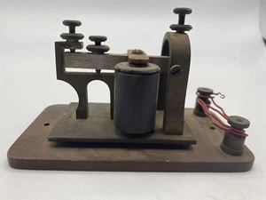 Antique JH Bunnell Sounder Morse Code - Picture 1 of 12