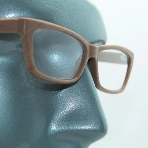 Gafas de lectura ecológicas efecto grano madera contemporáneas perfil bajo + lente 3,00 - Imagen 1 de 4