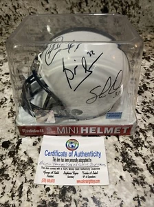 Blair Thomas/Shane Conlin/Josh Gaines Signed PENN STATE RIDDELL MINI HELMET - Picture 1 of 9
