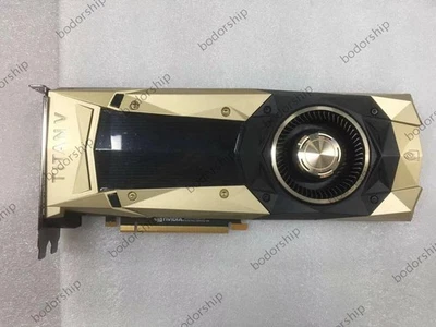 NVIDIA Titan V 12GB HBM2 GPU 5120 CUDA Graphic Card Server Gaming - Image 1 of 4