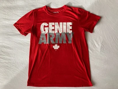 Camiseta Genie Bouchard GENIE ARMY Maple Leaf Fan Roja WTA Tenis PPA Pickleball Foto 1 de 4