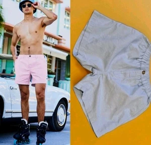 Chubbies Pantaloncini Chino Uomo I Capitani Blu Cipria Cotone Twill 5,5! Taglia M - Foto 1 di 6