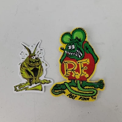 PARCHE VERDE Y ROJO EDICIÓN OFICIAL "BIG DADDY" ROTH RAT FINK HOT ROD CON LICENCIA Foto 1 de 2
