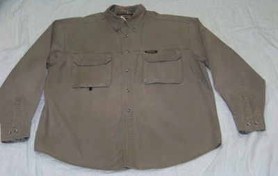 Camisa para hombre Remington ventilada manga larga botón delantero - L Foto 1 de 4