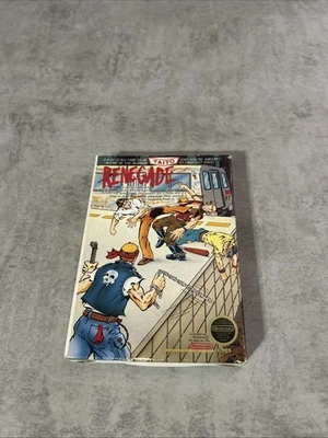 Renegade Nintendo NES Taito 1988 Complete CIB Tested And Working - Image 1 of 4