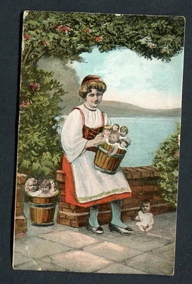 Great Britain : Beautiful card from 1908 - West Brompton - used - Image 1 of 2