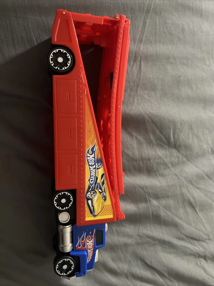 Hot Wheels Racing Rigs Racin' Big Rig Mattel 2009 camión rampa de carreras R9862 T5 Foto 1 de 4