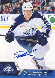 2014-15 Upper Deck AHL SCOTT KOSMACHUK Autograph Auto Rookie #130 IceCaps Jets - Picture 1 of 1