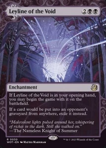 MTG Leyline of the Void (30/103) Wilds of Eldraine Enchanting Tales LP - Foto 1 di 1