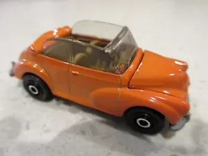 Matchbox 2021 1956 Morris Minor arancione ricambi in movimento auto giocattolo - Foto 1 di 7