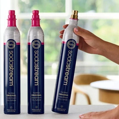 SodaStream Carbonator 60L CO2 Cylinder Replacement Canister - Image 1 of 4