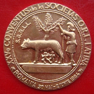 MEDALLA RUMANIA CONVENTUS DE LA SOCIEDADES O.R.L LATINA Congreso Nacional ORL 1984 - Imagen 1 de 17